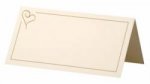 Place Cards with heart design